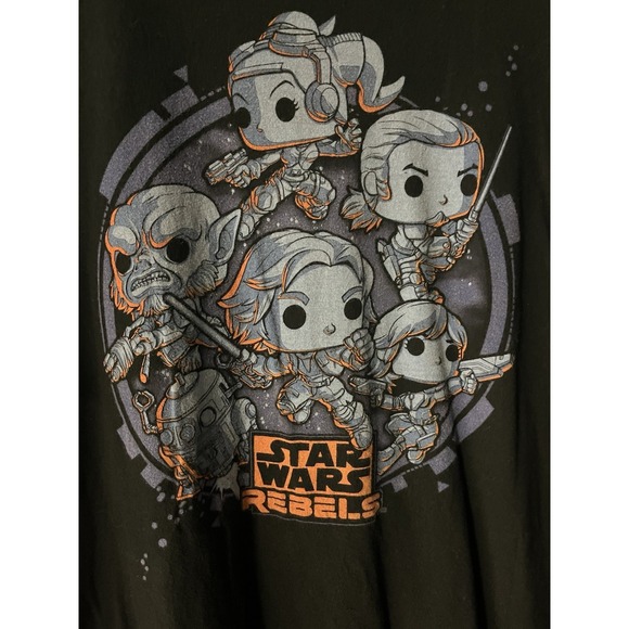 Funko Pop! Tees Other - Funko Pop! Star Wars Rebels Men's Black T-Shirt Size XL